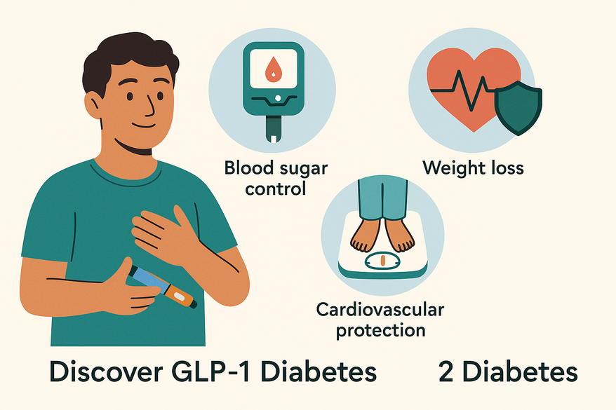 GLP-1 Benefits for Type 2 Diabetes: Blood Sugar Control, Weight Loss, and Heart Protection