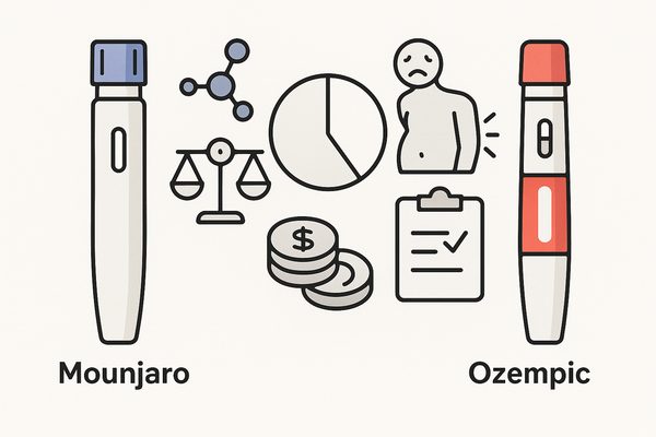 Mounjaro vs Ozempic: Full Comparison for Weight Loss & Diabetes